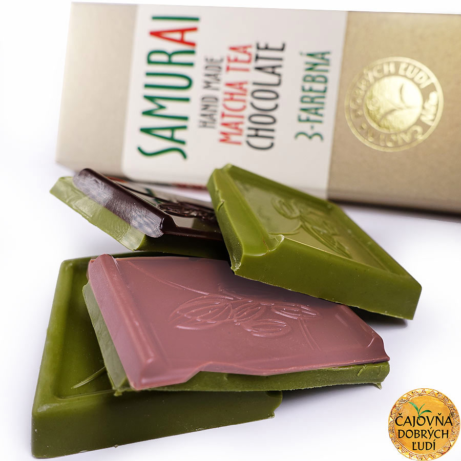 SAMURAI - Hand Made Matcha Tea Chocolate- 3- farebná