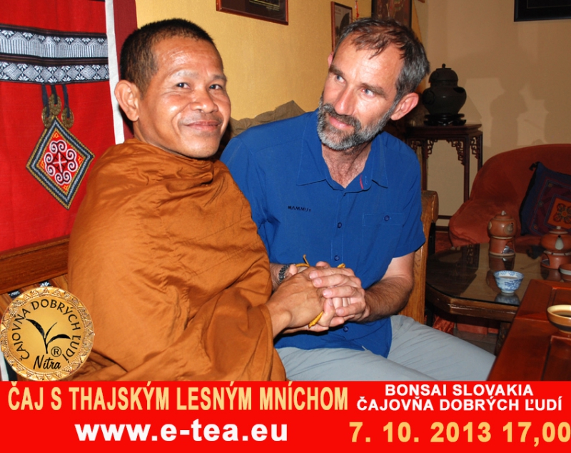 Čaj s thajským lesným mníchom