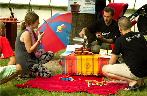 Festeaval 2010 s Čajovňou dobrých ľudí alebo s miskou čaju v Medickej záhrade