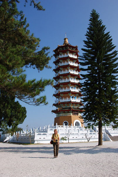 Krásna pagoda je postavená na srdci draka
