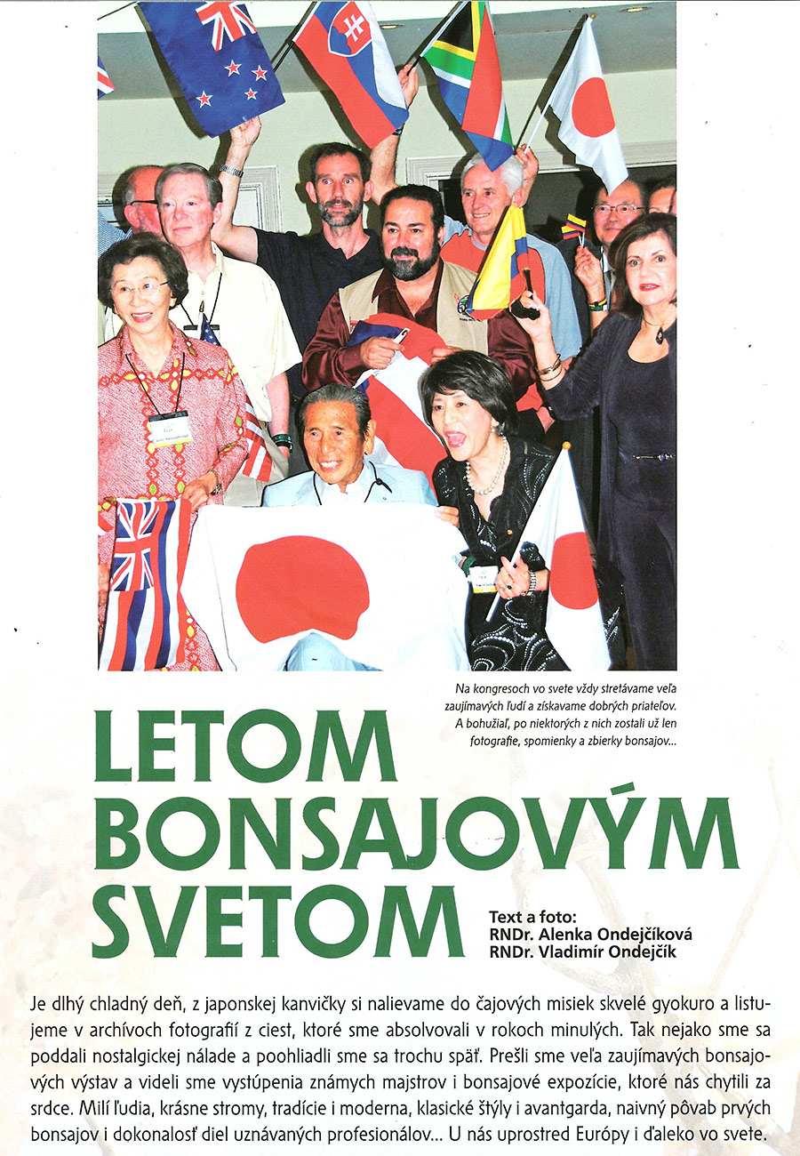 LETOM BONSAJOVÝM SVETOM