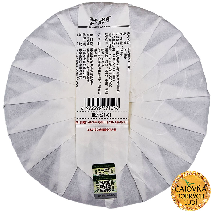 BINGDAO GU-SHU 2021, SHENG-CHA 357g