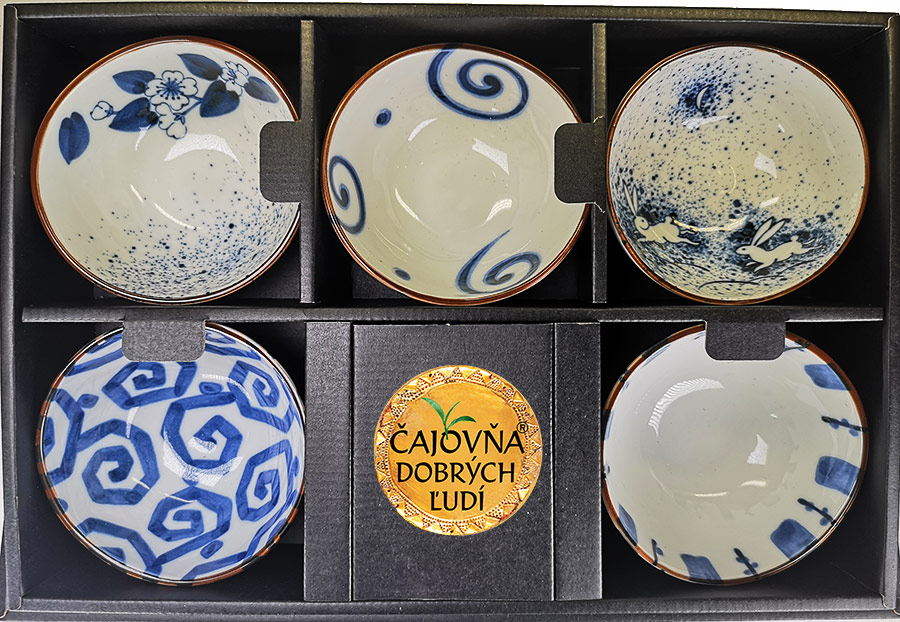 EDOSAN - SADA PORCELÁNOVÝCH ČAJOVÝCH MISIEK