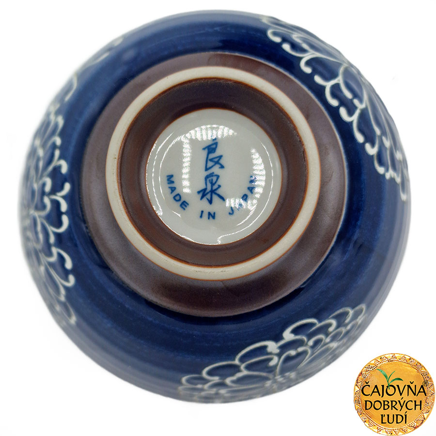 ČAJOVÁ MISKA CHRYZANTÉMA MODRÁ