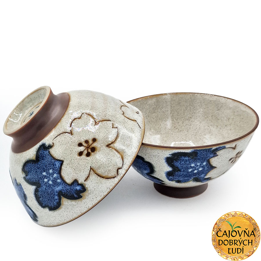 ČAJOVÁ MISKA MODRÉ KVETY