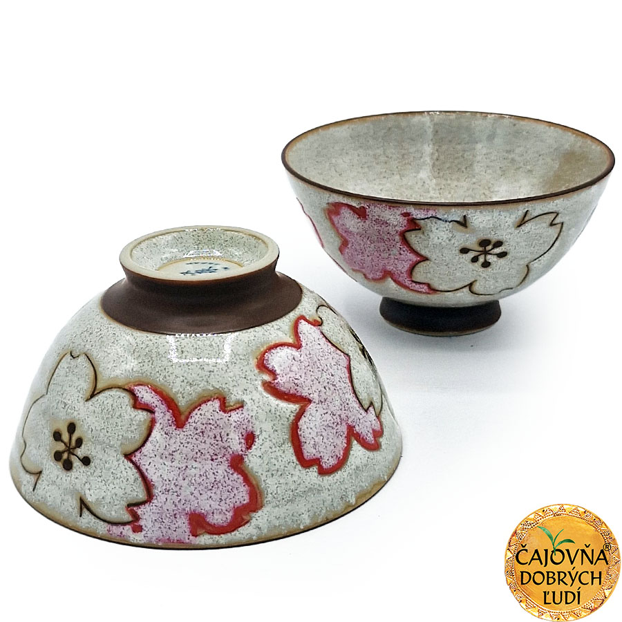 ČAJOVÁ MISKA RUŽOVÉ KVETY