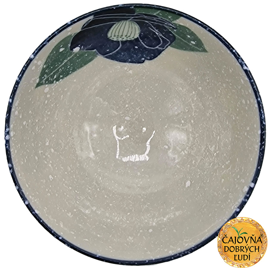 ČAJOVÁ MISKA SNEH NA MODRÝCH KVETOCH