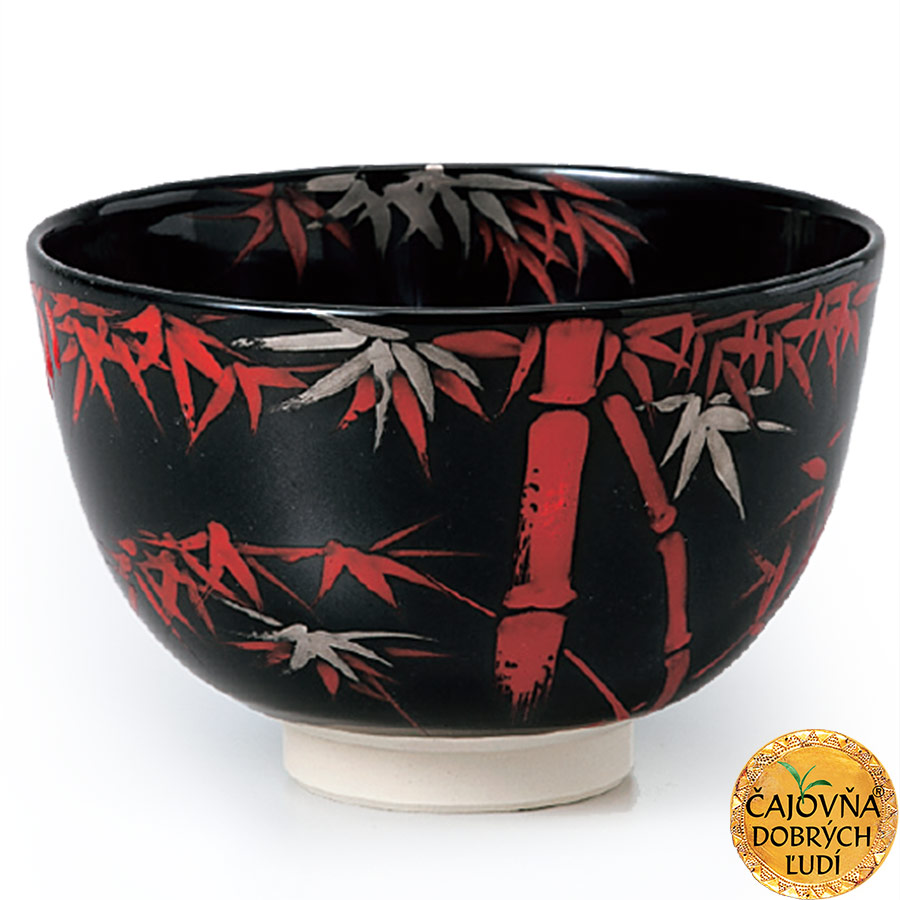 KURO-JINSEI CHAWAN ŽELEZNÝ BAMBUS