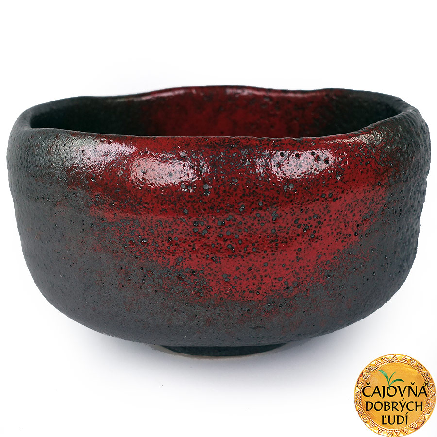 AKABUKI TENMOKU CHAWAN - ČERVENÝ MESIAC