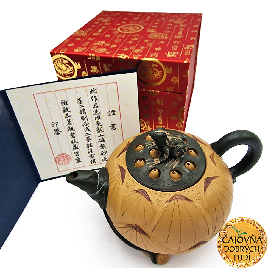 YIXING - ČAJOVÁ KANVIČKA ŽABKA 420ml