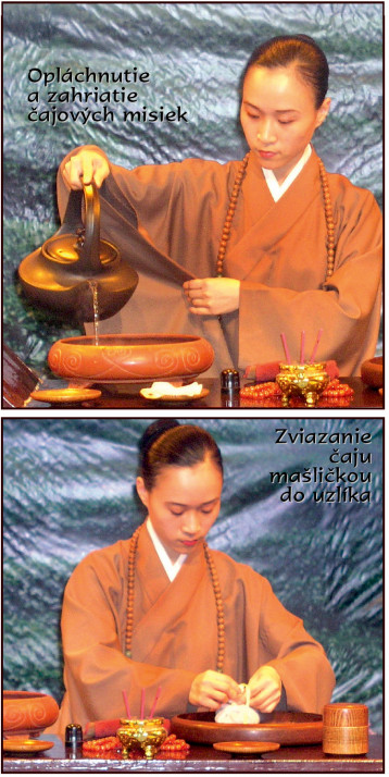 budhistický čajový rituál