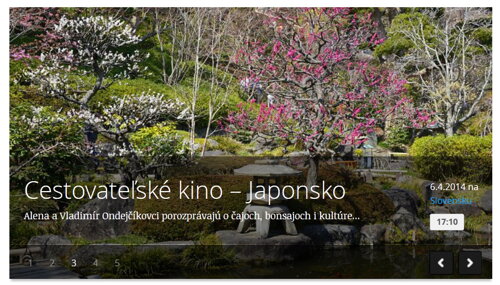 cestovateľské kino - japonsko