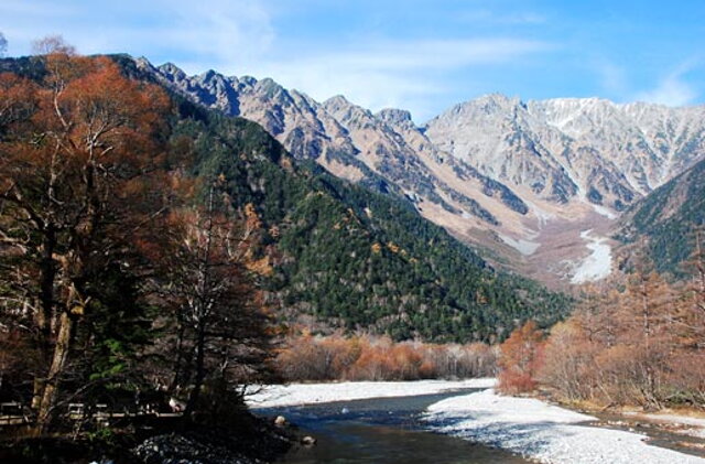 Jeseň v Severných Japonských AlpáchJeseň v Severných Japonských Alpách