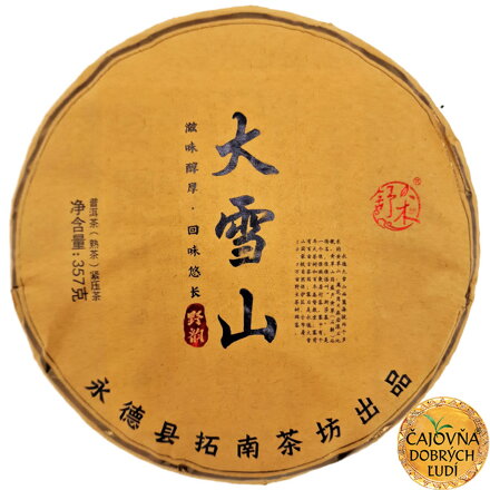 1000-ROČNÝ KRÁĽ ČAJU, DA-XUE-SHAN, SHU-CHA 357g