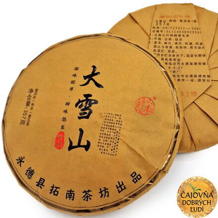 1000-ROČNÝ KRÁĽ ČAJU, DA-XUE-SHAN, SHU-CHA 357g