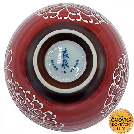 ČAJOVÁ MISKA CHRYZANTÉMA - ČERVENÁ