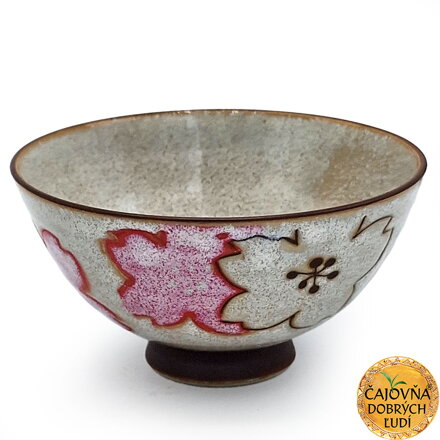 ČAJOVÁ MISKA RUŽOVÉ KVETY