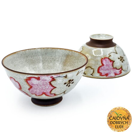 ČAJOVÁ MISKA RUŽOVÉ KVETY