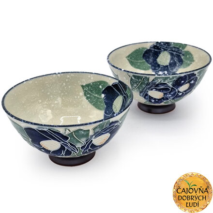 ČAJOVÁ MISKA SNEH NA MODRÝCH KVETOCH