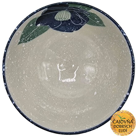 ČAJOVÁ MISKA SNEH NA MODRÝCH KVETOCH