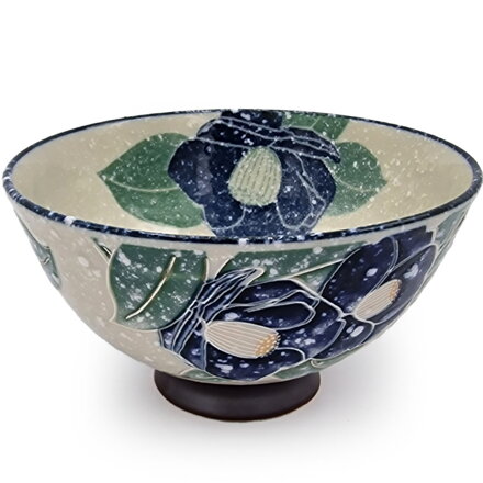 ČAJOVÁ MISKA SNEH NA MODRÝCH KVETOCH