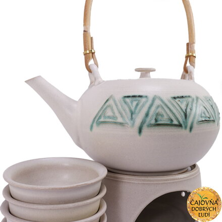 AZTÉK - IVORY Čajová súprava s bambusovou rúčkou 1500 ml