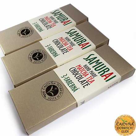 SAMURAI - Hand Made Matcha Tea Chocolate - 3- farebná