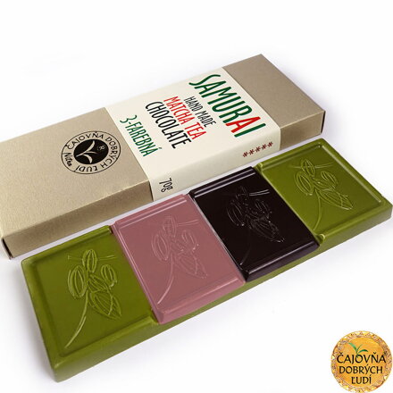 SAMURAI - Hand Made Matcha Tea Chocolate - 3- farebná