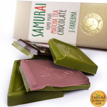 SAMURAI - Hand Made Matcha Tea Chocolate - 3- farebná