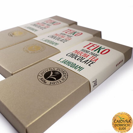 TEIKO - Hand Made Matcha Tea Chocolate - S jahodami