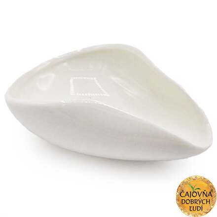 PORCELÁNOVÁ NÁSYPKA NA SYPANÝ ČAJ - ČISTÁ BIELA