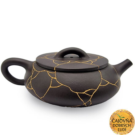 YIXING - 36 - ČAJOVÁ KANVIČKA GOLD 100ml