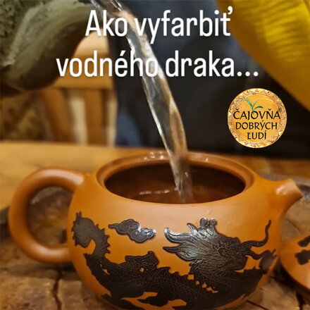 YIXING - ČAJOVÁ KANVIČKA DRAK A FÉNIX 340ml