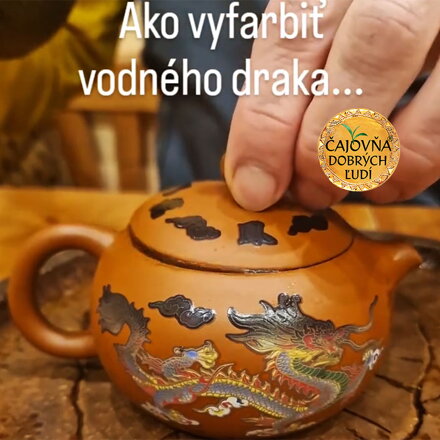 YIXING - ČAJOVÁ KANVIČKA DRAK A FÉNIX 340ml