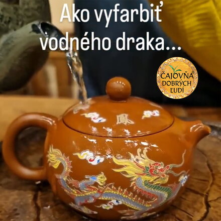 YIXING - ČAJOVÁ KANVIČKA DRAK A FÉNIX 340ml