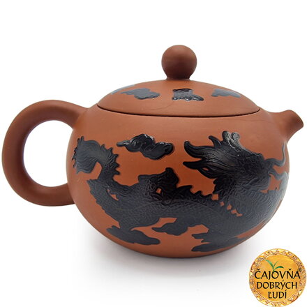 YIXING - ČAJOVÁ KANVIČKA DRAK A FÉNIX 340ml