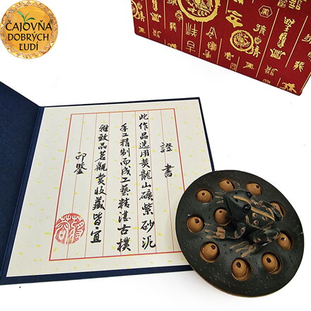 YIXING - ČAJOVÁ KANVIČKA ŽABKA 420ml