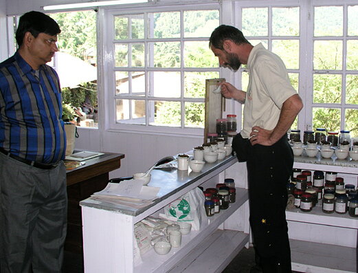 India, Darjeeling   degustácia v čajovej usadlosti Goomtee