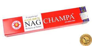 Vonne tyčinky NagChampa Agarbathi - Golden