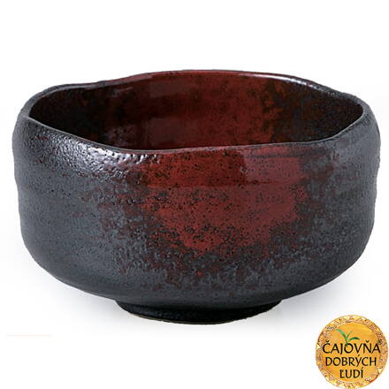 AKABUKI TENMOKU CHAWAN - ČERVENÝ MESIAC