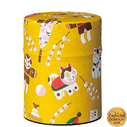 MAČIATKA - VESELÁ A ŠŤASTNÁ JAPONSKÁ DÓZA Φ 66×85 mm