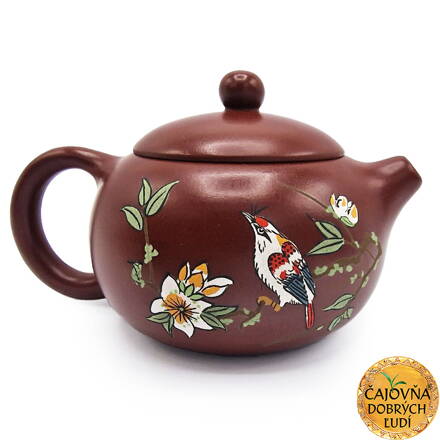 YIXING - ČAJOVÁ KANVIČKA VTÁČIK 175ml